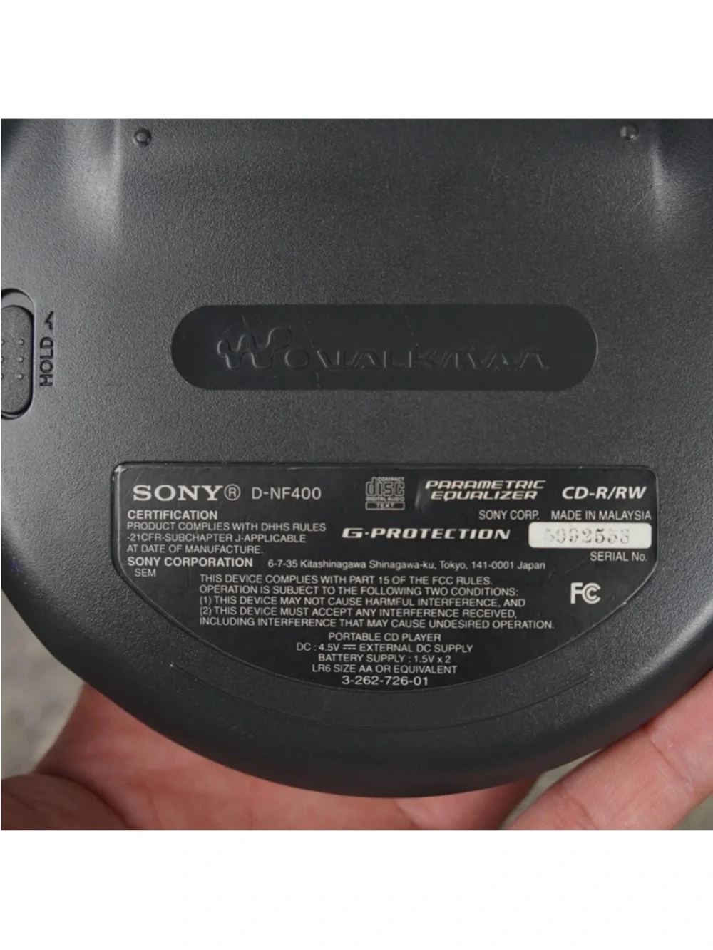 Sony Walkman D-NF400 CD Atrac3 Plus MP3 TV Weather FM/AM CD Player TESTED